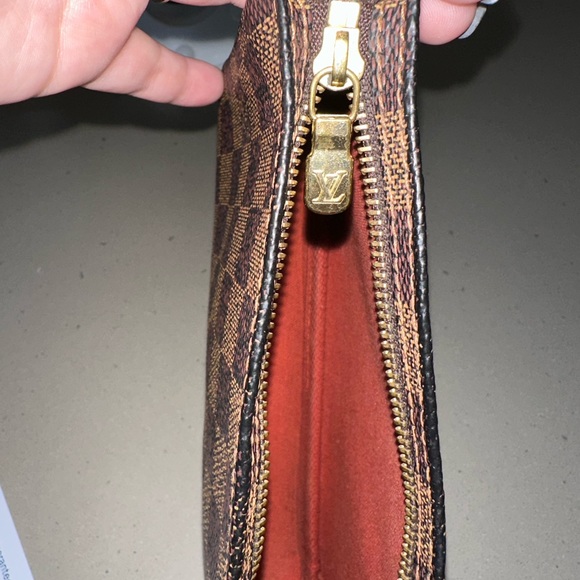 Louis Vuitton Navona Damier Ebene Canvas Pochette Accessories Bag - Picture 5 of 12